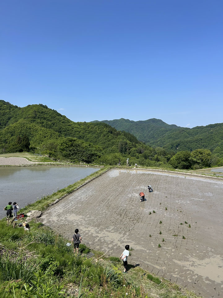 写真：木崎湖でのサップ①